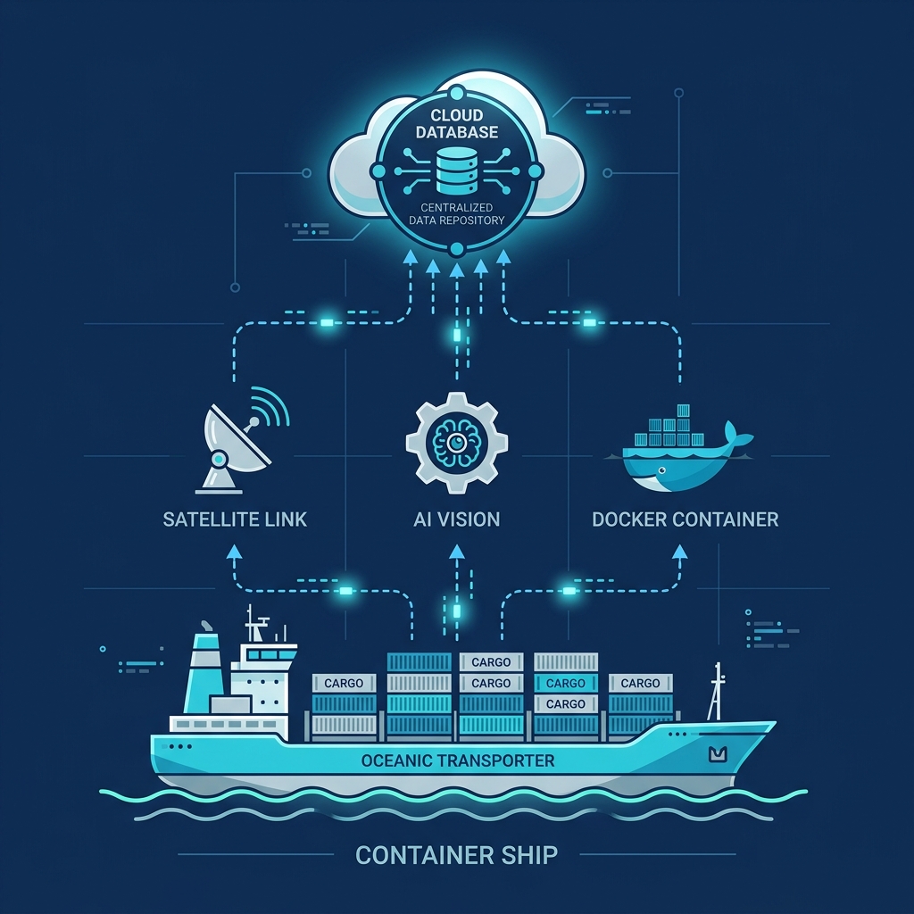 Vessel offline synchronization